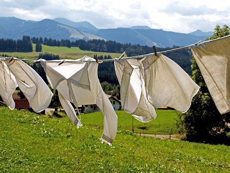 life on a clothesline